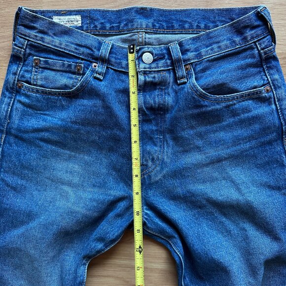 Levi's® Premium 501® Slim Taper Fit Men's Jeans - Ghostride - 30x34 - Picture 6 of 8